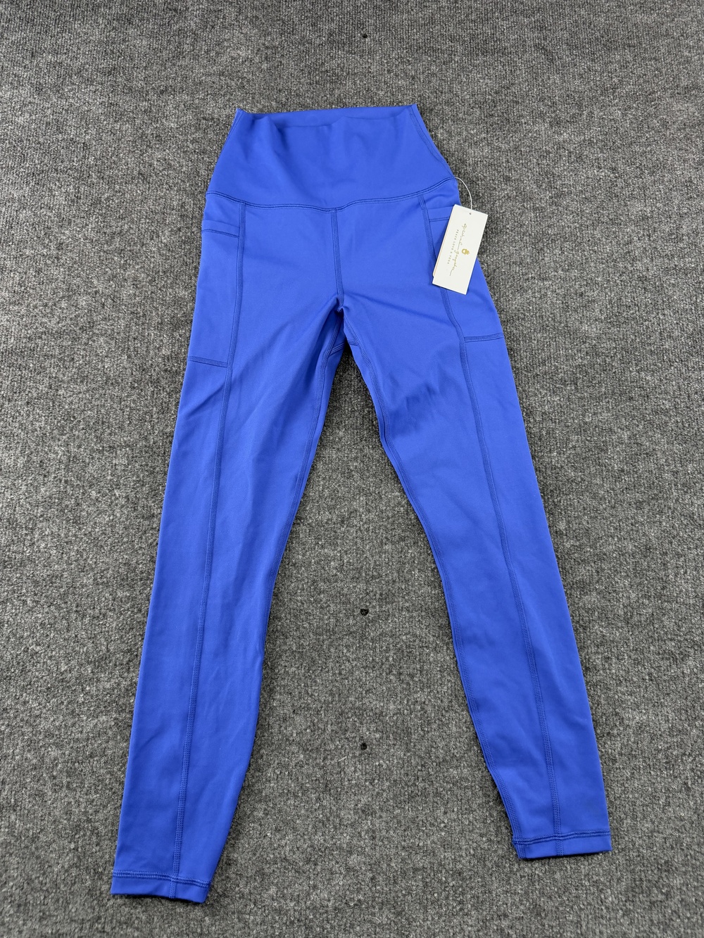 Spiritual Gangster Leggings Womens XS Blue Nova Dream Tech Ankle Yoga Gym Pants